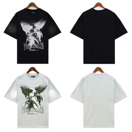 Angel Fighting Letter Print tee 2 colors