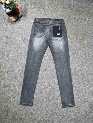[buy more save more] 1:1 quality version Colorful bright diamond front slim jeans