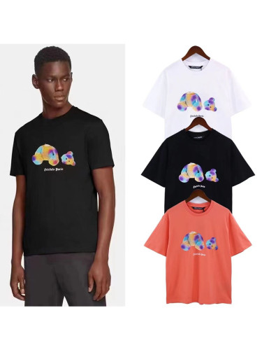 Rainbow Broken Bear Print tee 3 colors