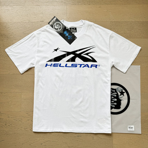 Blue logo rubber print Tee