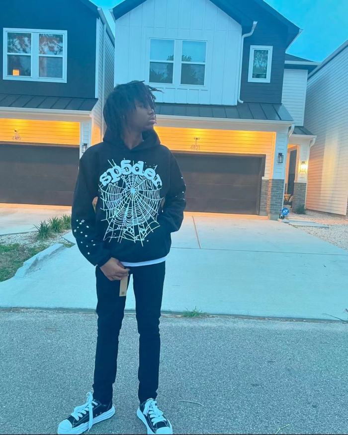 [Buy One Get One Free] 1:1 quality version White Stars Spiderweb Foam Letter Print Hoodie & Pants Set