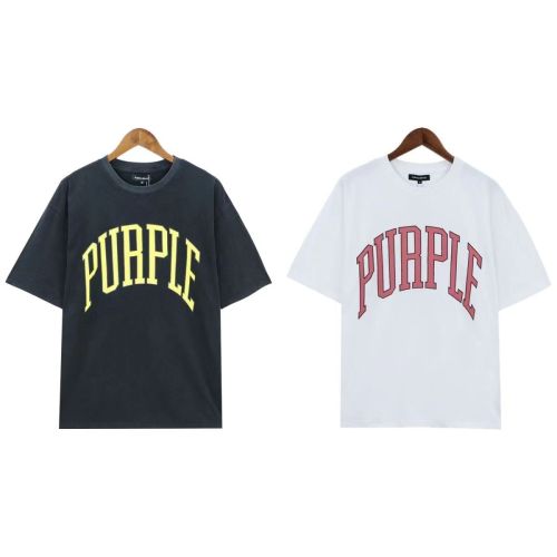 Scalloped Letter Printed Washed tee 3 colors