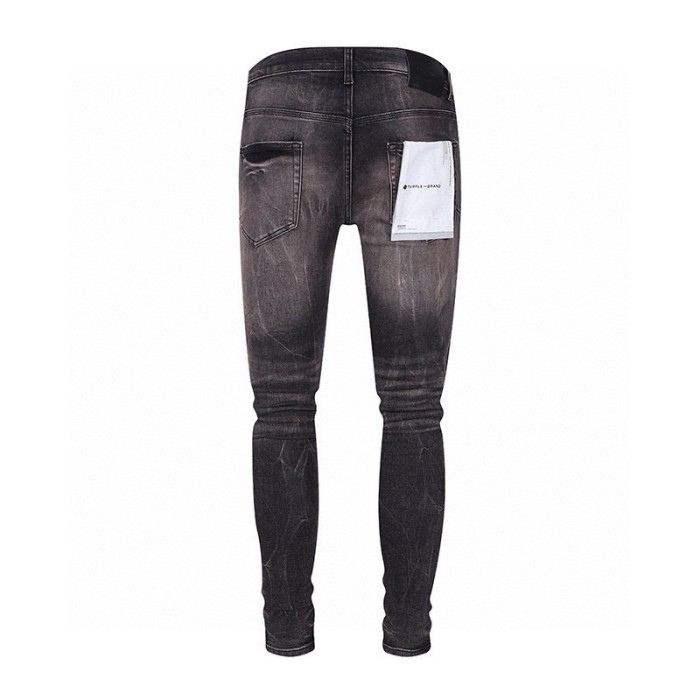   1:1 quality version Irregular Scratch Wash Jeans