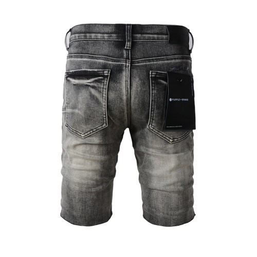 1:1 quality version Torn Leg Patch Denim Shorts