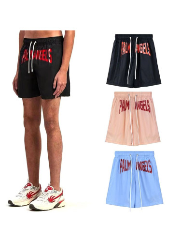 Monogrammed Drawstring Quick Dry Nylon Beach Shorts 3 colors