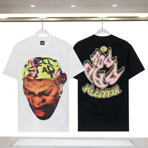 Rodman Head Back Creative Letter Graffiti Tee 2 colors