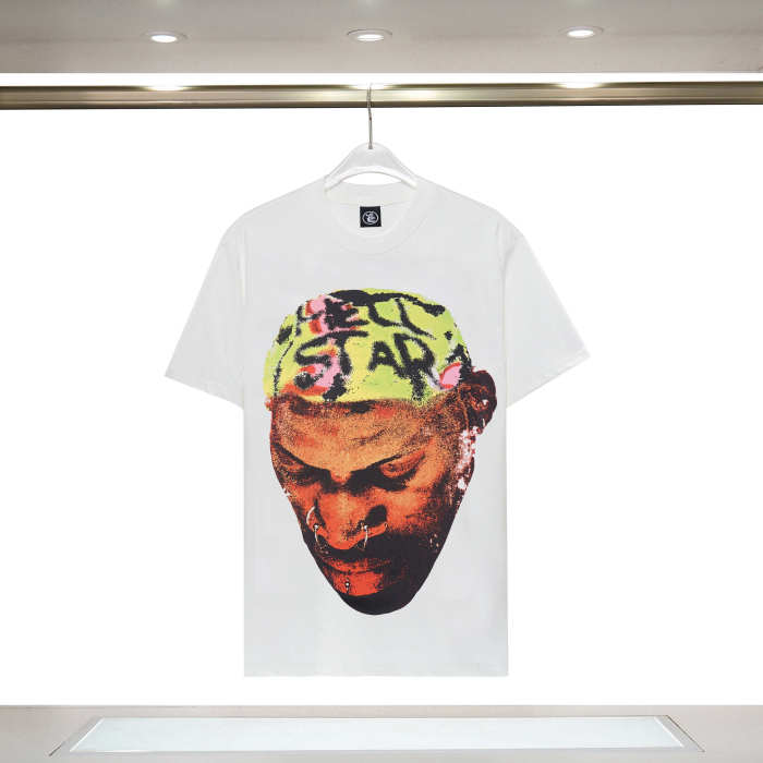 Rodman Head Back Creative Letter Graffiti Tee 2 colors