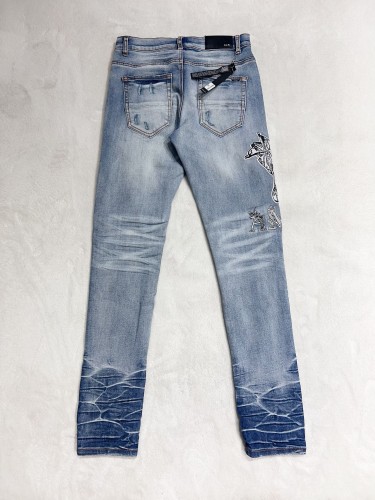 [buy more save more] 1:1 quality version Fujiman Alphabet Angel Embroidery Washed Jeans