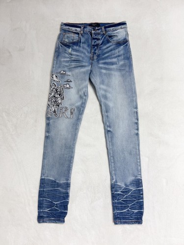 [buy more save more] 1:1 quality version Fujiman Alphabet Angel Embroidery Washed Jeans