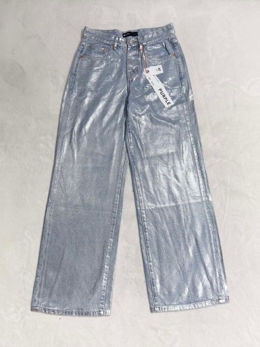 1:1 quality version Vintage Blue and White Paint Layer Micro Jeans