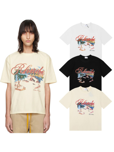 Cannes Beach Coconut Print Tee 3 colors