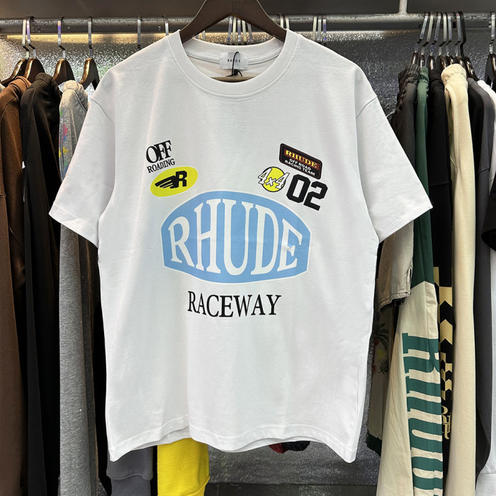 New Racing Slogan Badge Printed Tee 3 colors