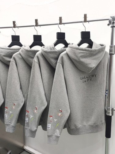 1:1 quality version Hand Painted Small Letter Logo Hoodie