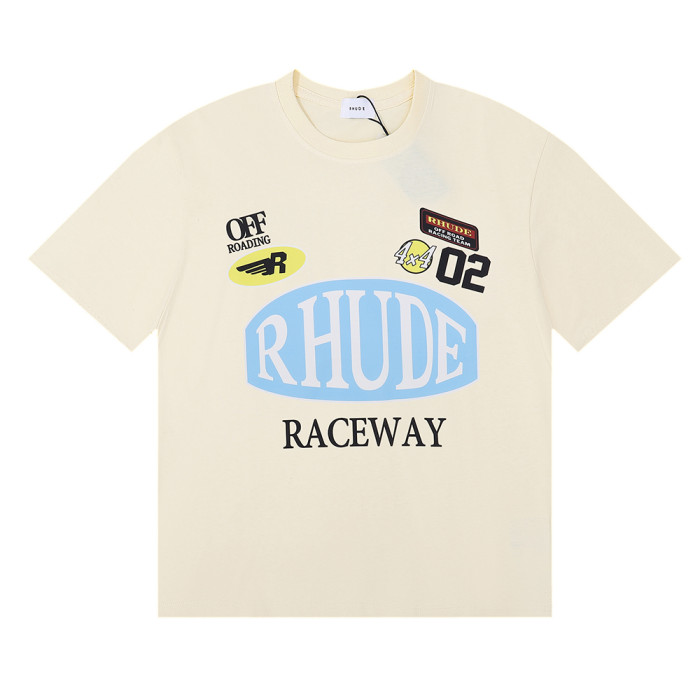New Racing Slogan Badge Printed Tee 3 colors