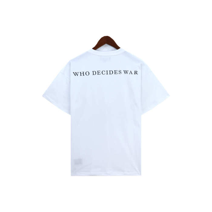 Face Butterfly Back Letter Print tee