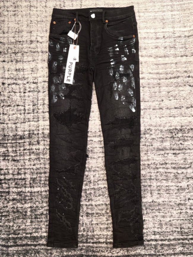 [buy more save more] 1:1 quality version Reversible ripped and inked jeans