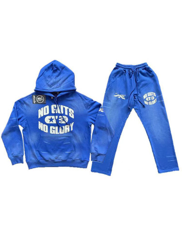 [buy more save more]  1:1 quality version Mud print washed version vintage hoodie & pants set