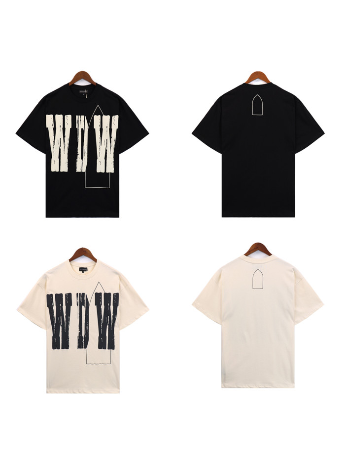 WDW Letter Logo Round Neck tee