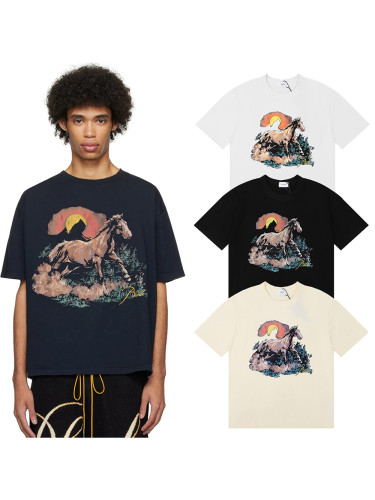 Stallion Sunset Print Tee 3 colors