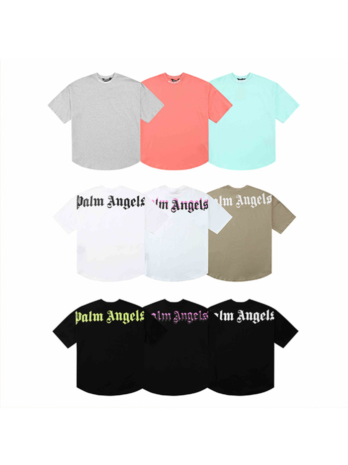 [50% Off]Palm Angels small letter print at the neckline tee 9 colors 25978592