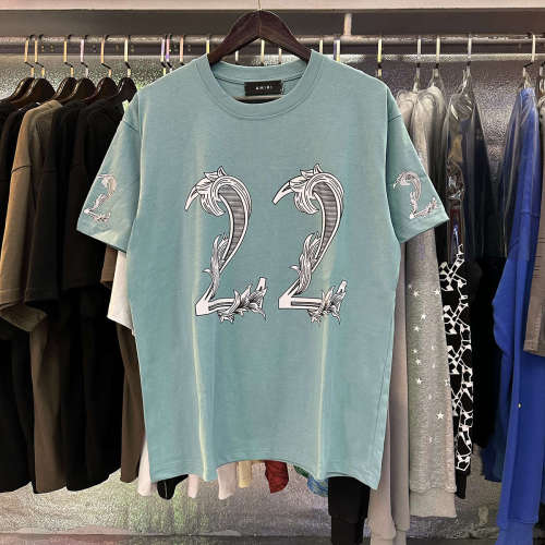 Vine Wrap Numeric Letter Print  Tee 3 colors