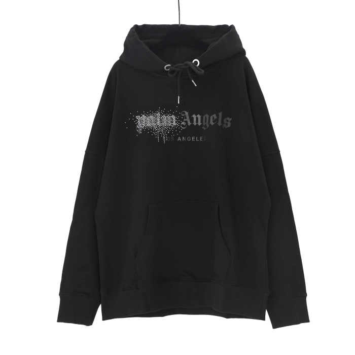 Los Angeles limited diamond-encrusted monogrammed hoodie 2 colors