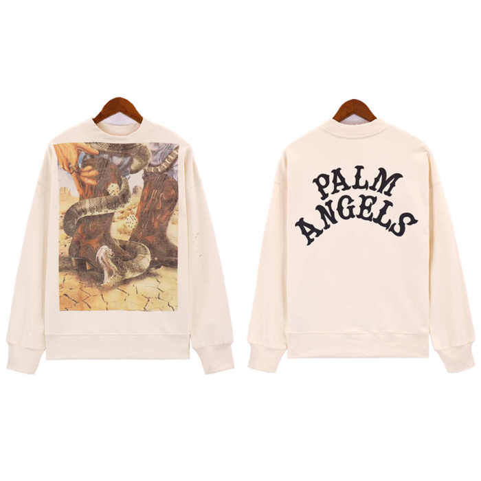 Dice Game Viper Letter Print Crew Neck sweatshirt