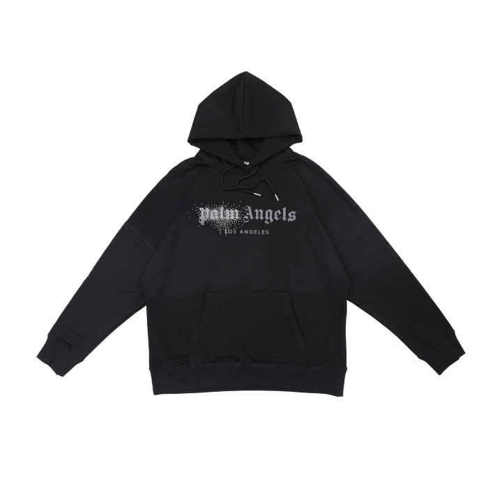 Los Angeles limited diamond-encrusted monogrammed hoodie 2 colors