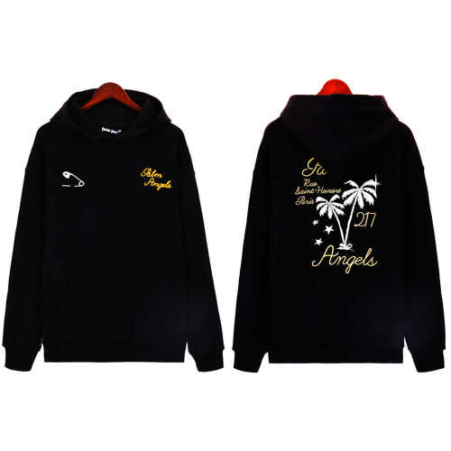 Pin Coconut Letter Embroidered Printed hoodie