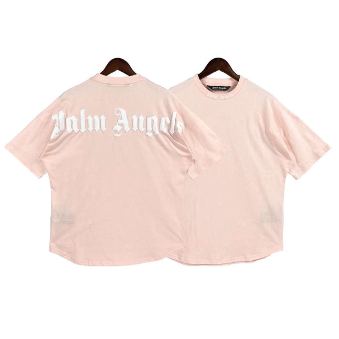 Back Foam Letter Print Drop Shoulder Short Sleeve 3 colors