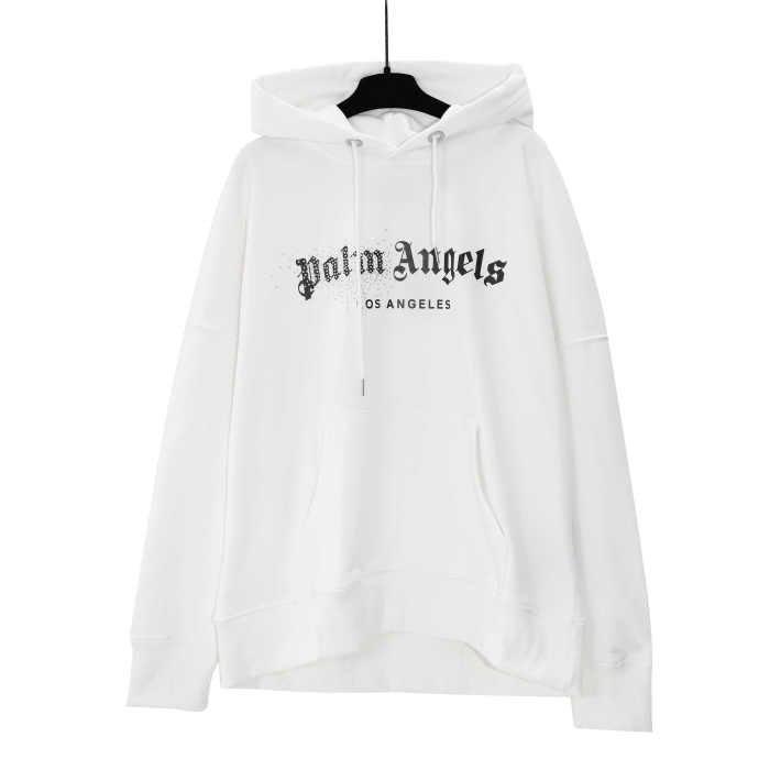 Los Angeles limited diamond-encrusted monogrammed hoodie 2 colors
