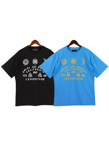 Sun Moon Letter Logo Print Tee 2 colors