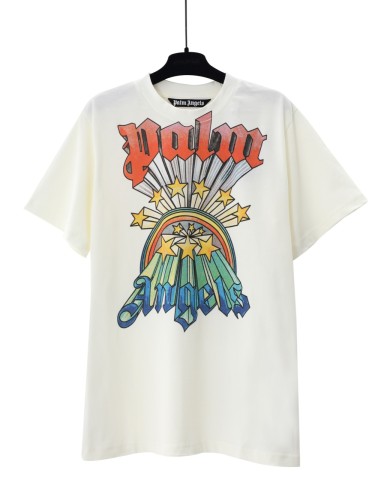 Vintage Rainbow Star Letter Print tee