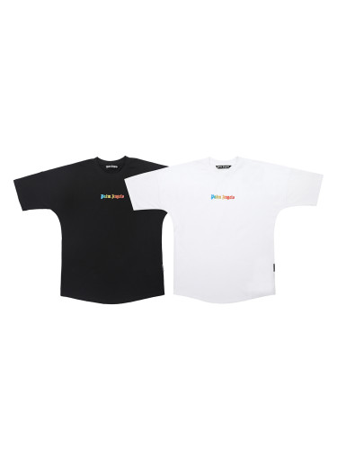 Colourful Letter Print tee 2 colors