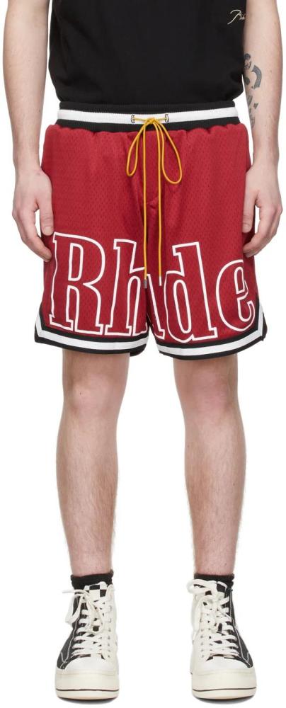Simple white letter print quick dry gym shorts 3 colors