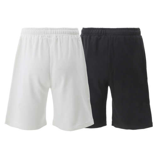 Inverted A Embroidered Letter Shorts 2 colors