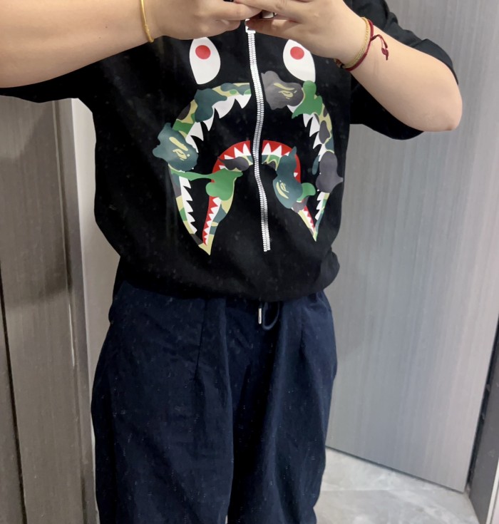 1:1 quality version Reconstructed Shark's Mouth Collision Tee 6 colors