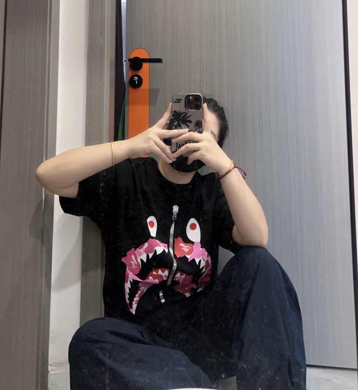 1:1 quality version Reconstructed Shark's Mouth Collision Tee 6 colors