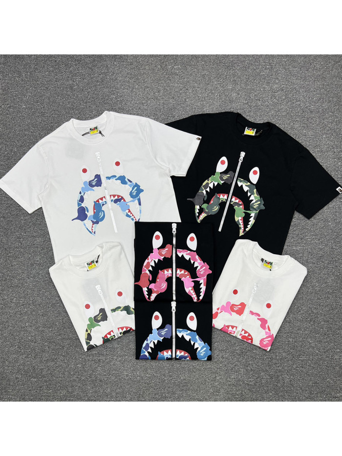 1:1 quality version Reconstructed Shark's Mouth Collision Tee 6 colors