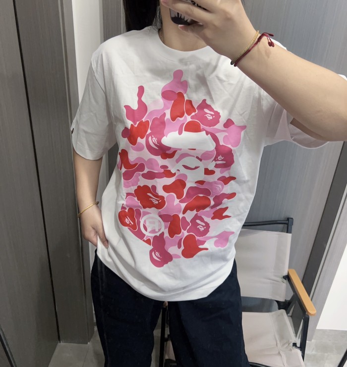 1:1 quality version Reinvented Camouflage Ape Big Head Print Tee 6 colors