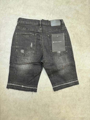 1:1 quality version Old Simple Scraped Denim Shorts