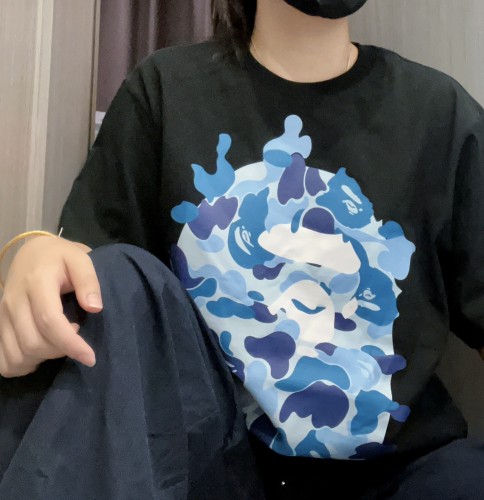 1:1 quality version Reinvented Camouflage Ape Big Head Print Tee 6 colors