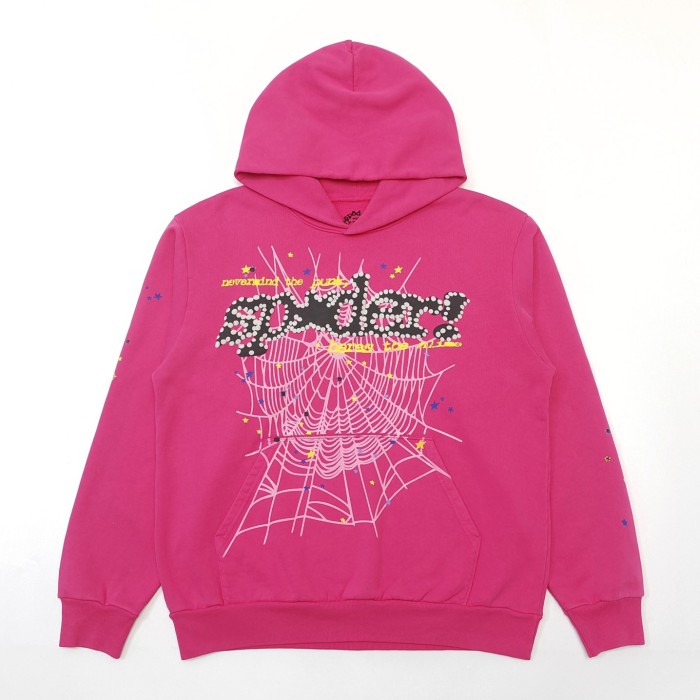 1:1 quality version Classic Rose Spider Web Hoodie & Pants Set