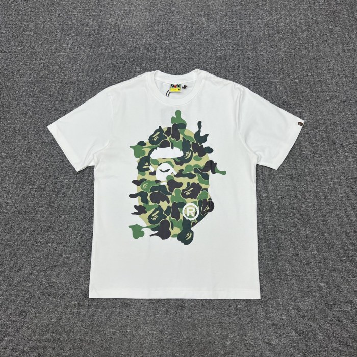 1:1 quality version Reinvented Camouflage Ape Big Head Print Tee 6 colors
