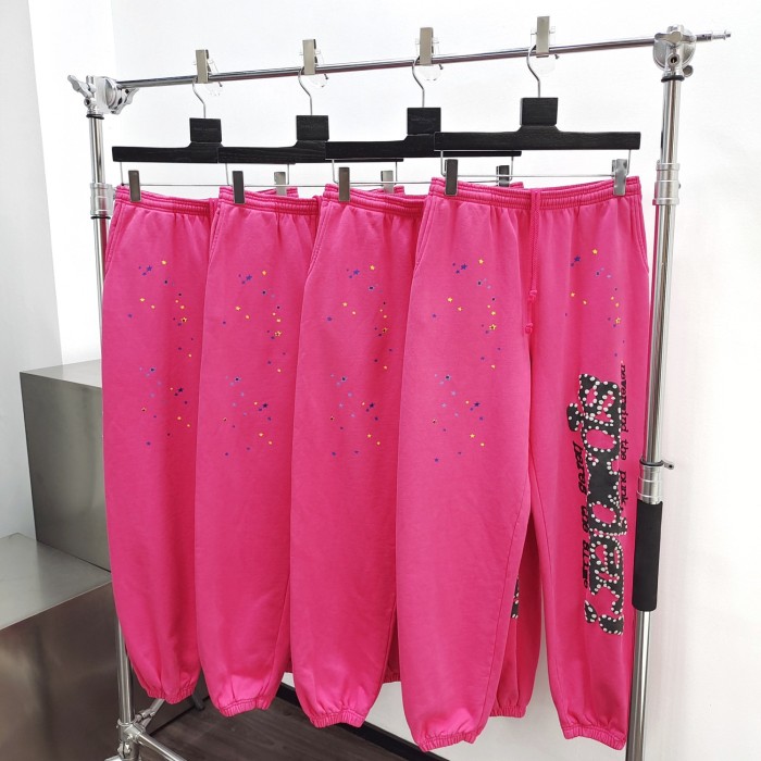 1:1 quality version Classic Rose Spider Web Hoodie & Pants Set