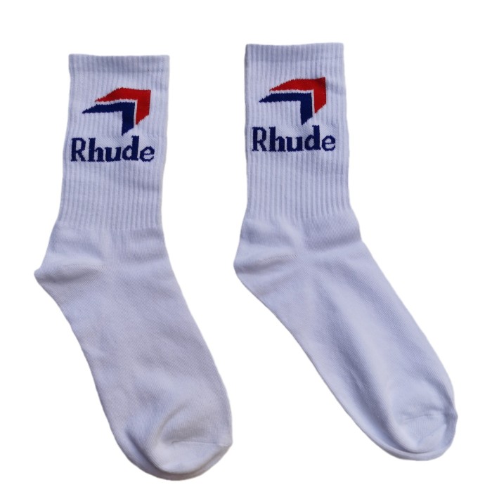 Alphabet Sunset Print Mid Calf Socks 7 colors