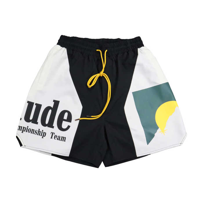 Sunset Monogrammed Colour Block Sports Shorts 4 colors
