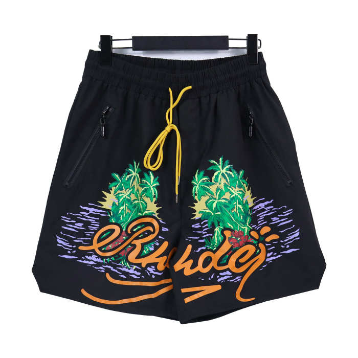 Coconut Splash Letter Print Shorts 2 colors