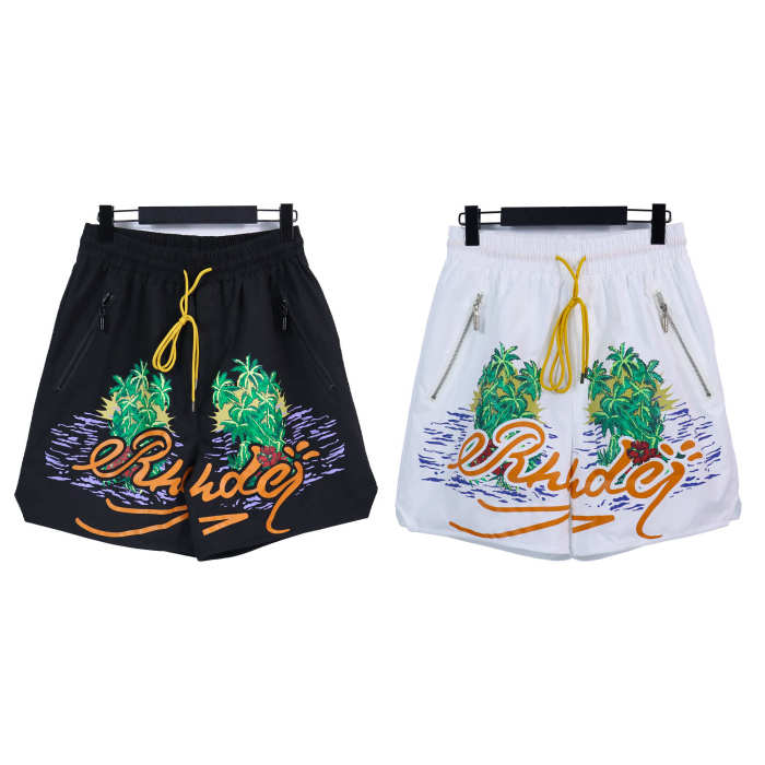 Coconut Splash Letter Print Shorts 2 colors
