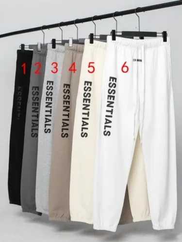 [buy more save more] Fear of God Fog ESSENTIALS Vertical Side Letter Pants
